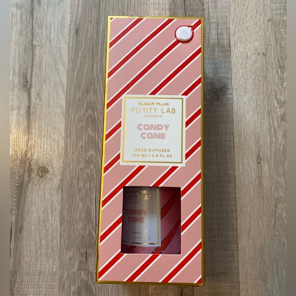 Sugar Plum - Purity Lab  (Candy Cane) Glass Reed Diffuser